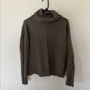 Madewell Olive Green Turtleneck Sweater